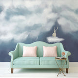 In the Clouds Wallpaper - Dreamy & Tranquil Wall Decoration