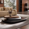 Italian Design Pebbles Rotating Coffee Table