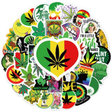 Jamaican Flag Smoking Stickers Show your pride