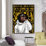 Jid Rapper Canvas Wall Art Vibrant Hip-Hop Décor