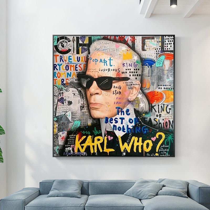 Karl Lagerfeld Poster - Master Canvas Wall Art