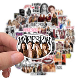 Singer Maneskin Rock Band Stickers Pack | Famous Bundle Stickers | Waterproof Bundle Stickers