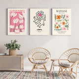 Matisse-Poster, abstrakte Leinwand, Keith-Wandkunst, Blumenmarkt-Poster, Leinwand-Wandkunst