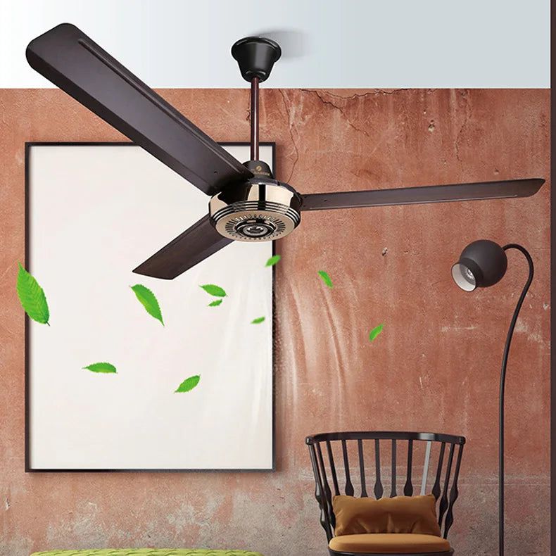 Metal Blades Pendant Ceiling Fan