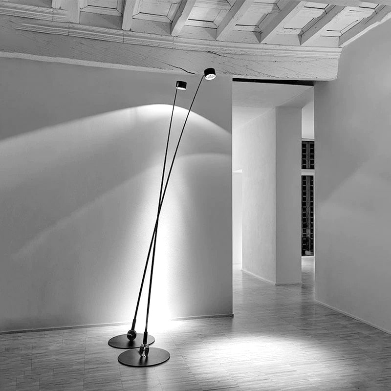 Minimalist Long Pole Floor Lamp Sleek and Stylish Lighting