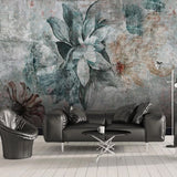 Modern Chic Floral Mural Wallpaper