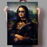 Mona Lisa Canvas Wall Art: Explore Exquisite Hookah Design