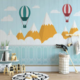 Mountain Peaks Kids Nursery Wallpaper: A Scenic Wonderland