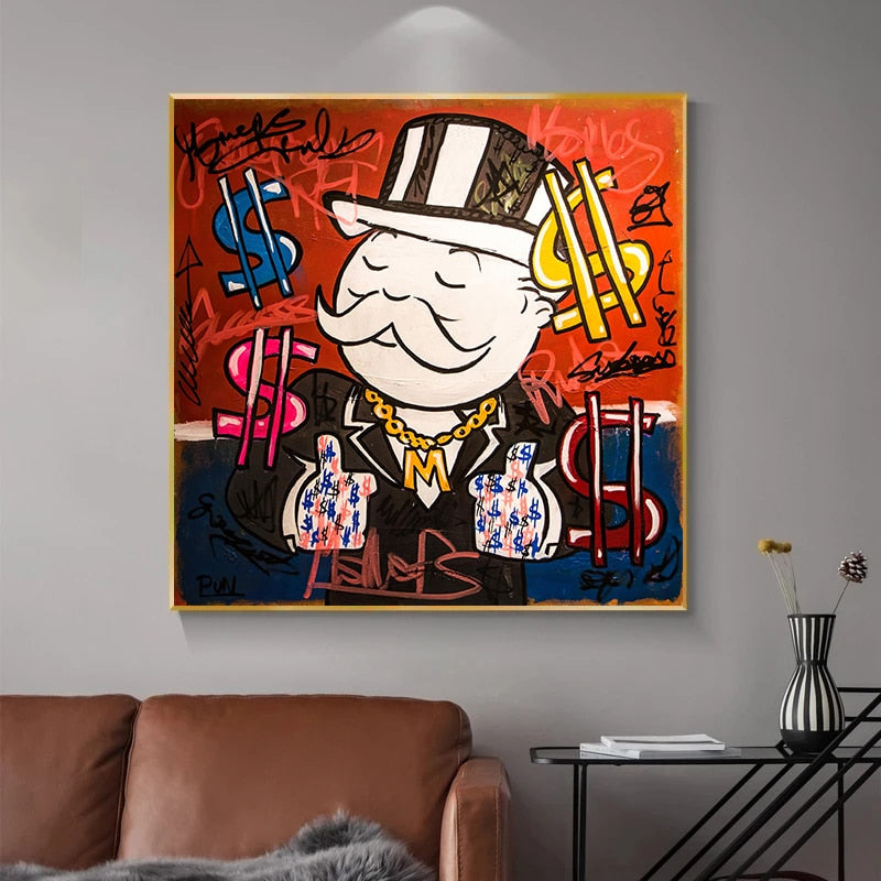 Mr Monopoly Millionaire Poster - Limited Edition Art Print