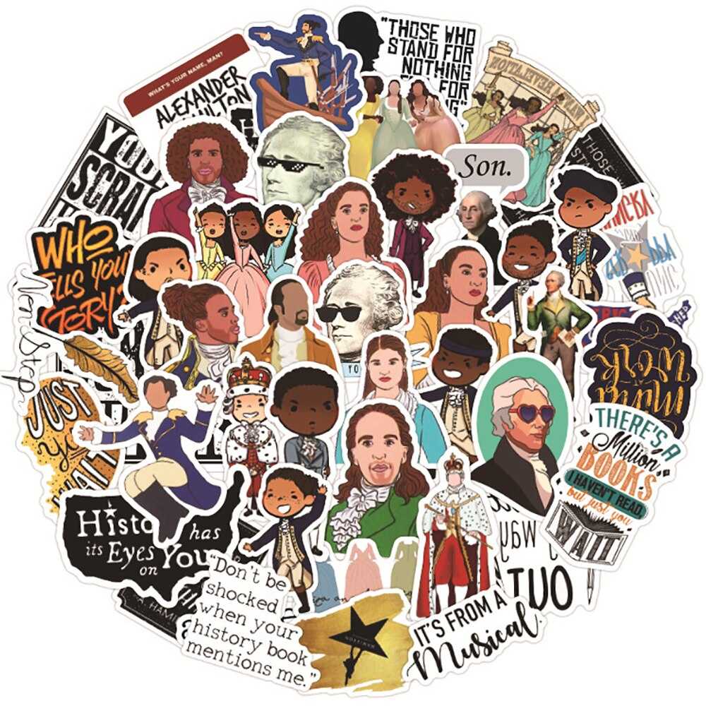 Musical Hamilton Graffiti Stickers