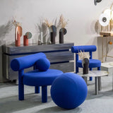 Nordic Chubby Designer Velvet Chair