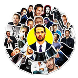 Paul Walker Movie Star Stickers Pack | Famous Bundle Stickers | Waterproof Bundle Stickers