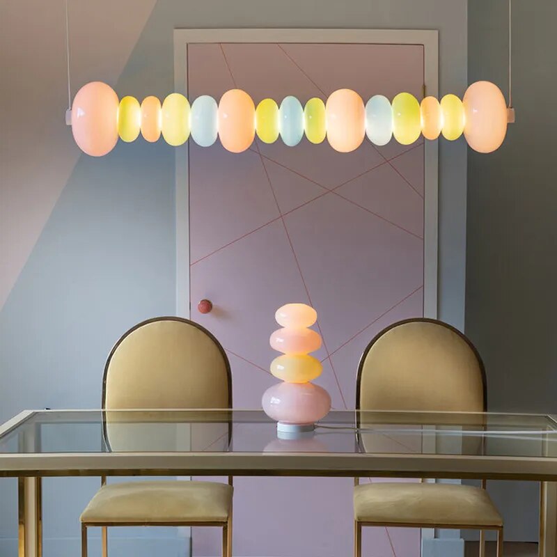 Pebbles Glass Led Chandelier for Kids Room