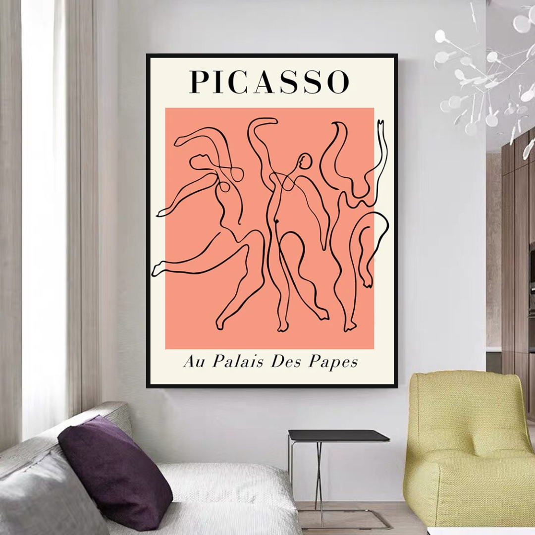 Picasso Matisse Abstract Yayoi Kusama Canvas Wall Art