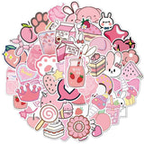 Pink Assorted Stickers: A Vibrant Collection