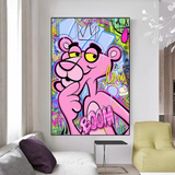 Pink Panther Poster: Quirky & Stylish Canvas Wall Art