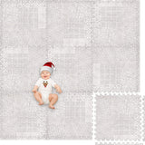 Kids Babies Khaki Design Play Mat Puzzle Tiles | Pack of 9 Tiles - 60x60cm per tile size