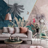 Rainforest Palm Trees Wallpaper for Home Wall Decor