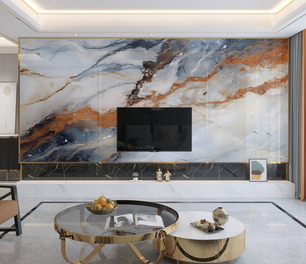 Rustic Stone Design Marble Wallpaper Murals