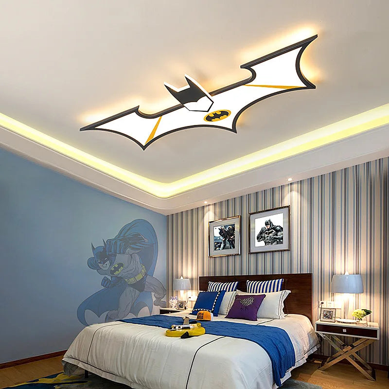 Batman-Deckenlampe für Jungenzimmer