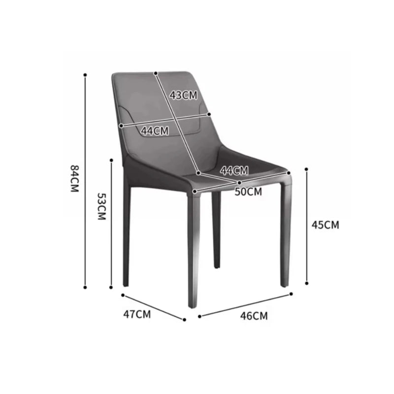 Lounge Italienischer Esszimmerstuhl Wohnzimmer Einzigartige moderne Esszimmerstühle für den Innenbereich Garten Ultraleicht Cadeiras Jantar Büromöbel