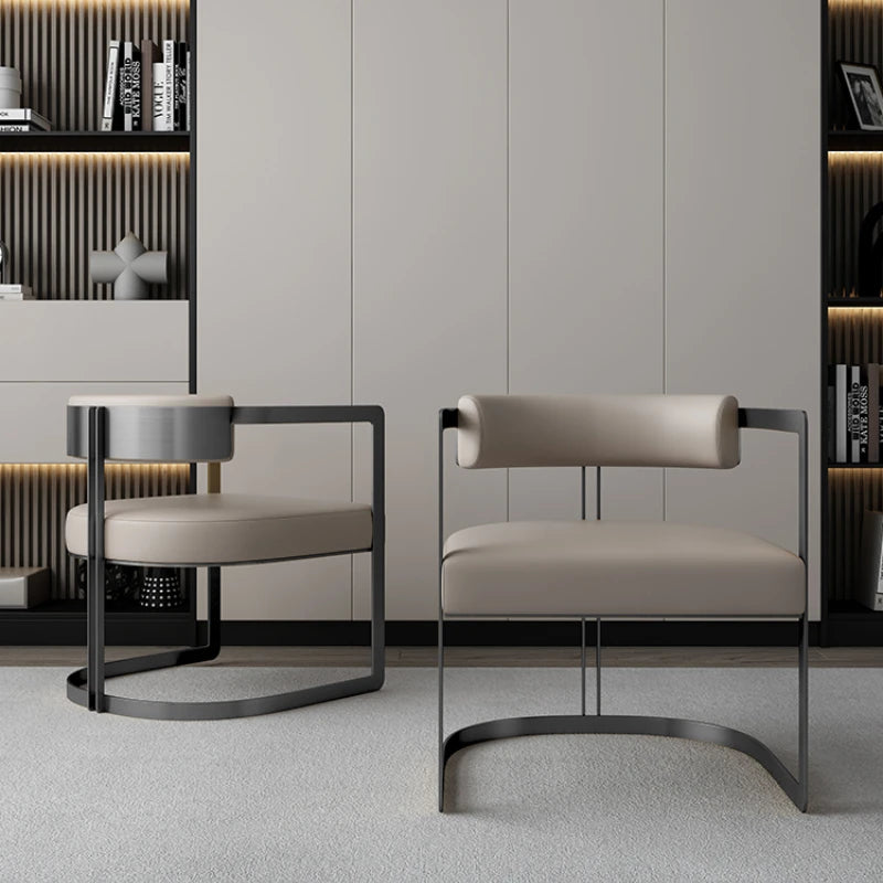 Chaise de salle à manger de luxe minimaliste italienne