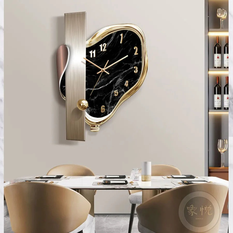 Modern Dome Swingable Wall Clock