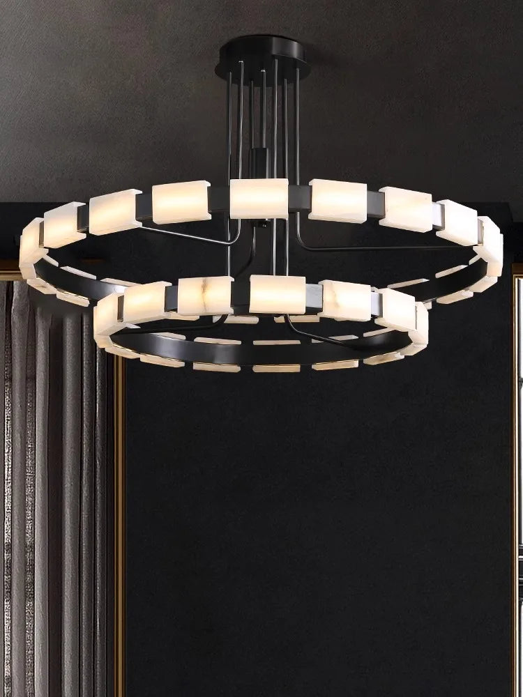 Just Spanish Marble Lustres LED Chandelier