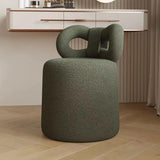 Cashmere Bow With Backrest Stool