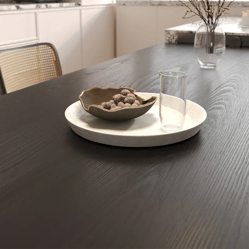 Semicircle Wooden Island Dining Table