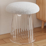 Tabouret en acrylique champignon nordique