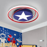 Plafonnier Captain America pour chambre d'enfant