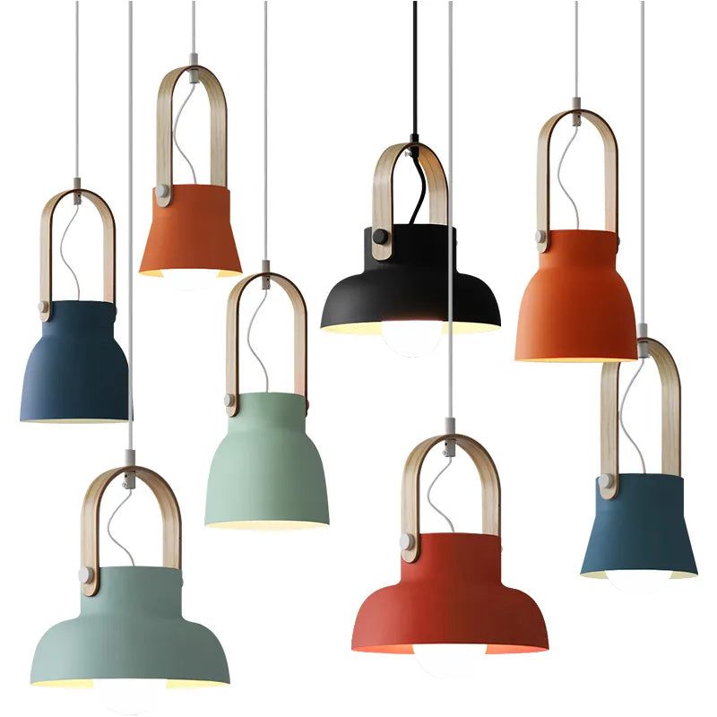 Macaron Loft Suspension LED en fer – Éclairez avec style et polyvalence.