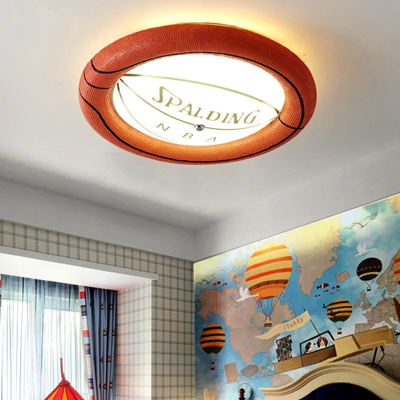 Basketball Spalding NBA Kids Room Ceiling Light