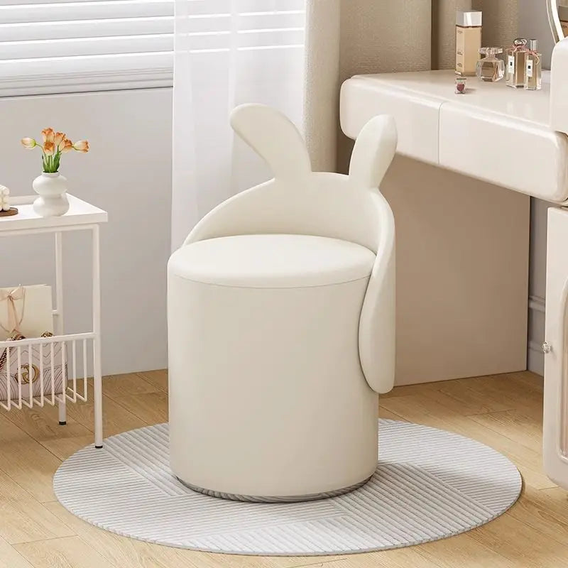 Tabouret rond pour chambre à coucher Bunny Girl