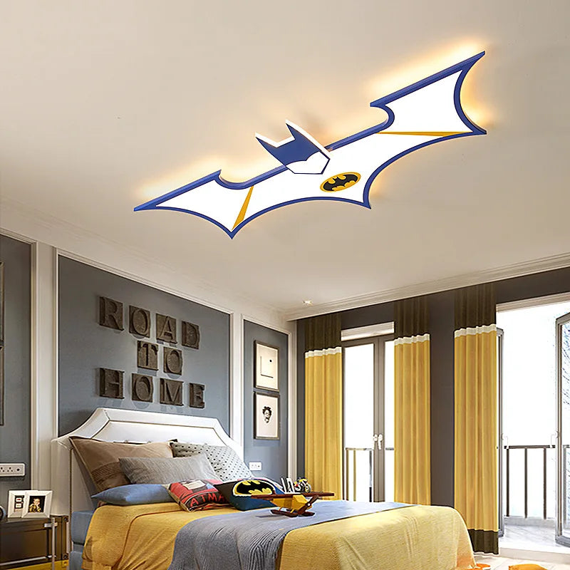 Plafonnier Batman pour chambre de garçon