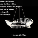Spiralförmiger Acryl-Kronleuchter: Beleuchten Sie mit Stil