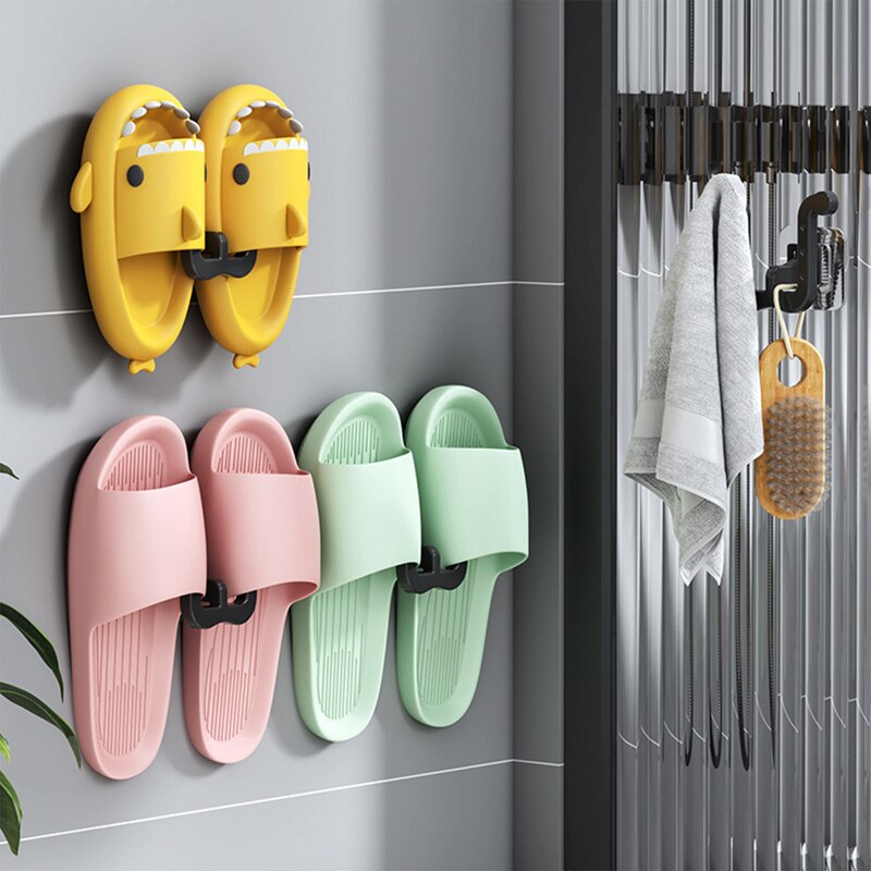 Bathroom Slipper Wall Shelf for Kids Room