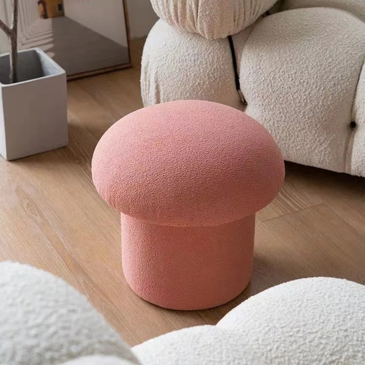 Tabouret de maquillage pour dressing aux champignons