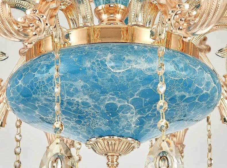 Crystal Elegance Chandelier - K9 Crystal Ceramic Atmosphere Chandelier