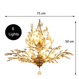 Lustre arbre en cristal : luminaire élégant