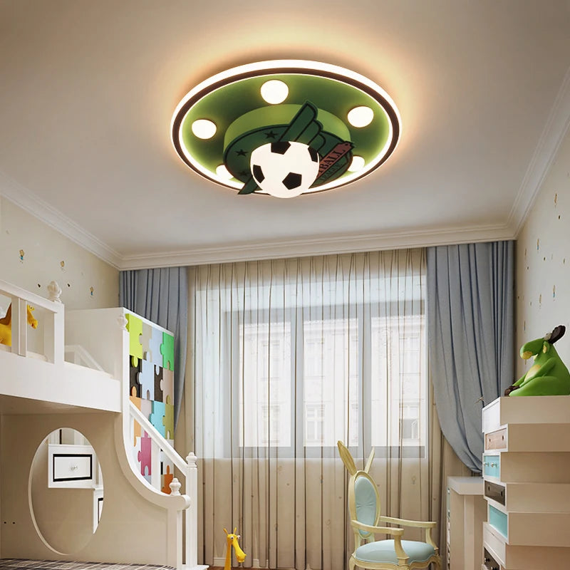 Football League Kids Room Ceiling Light