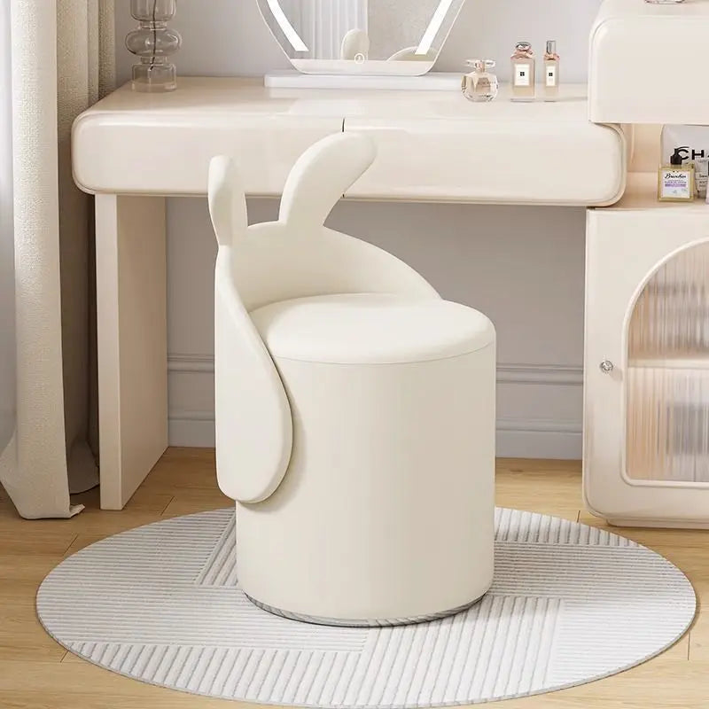 Tabouret rond pour chambre à coucher Bunny Girl