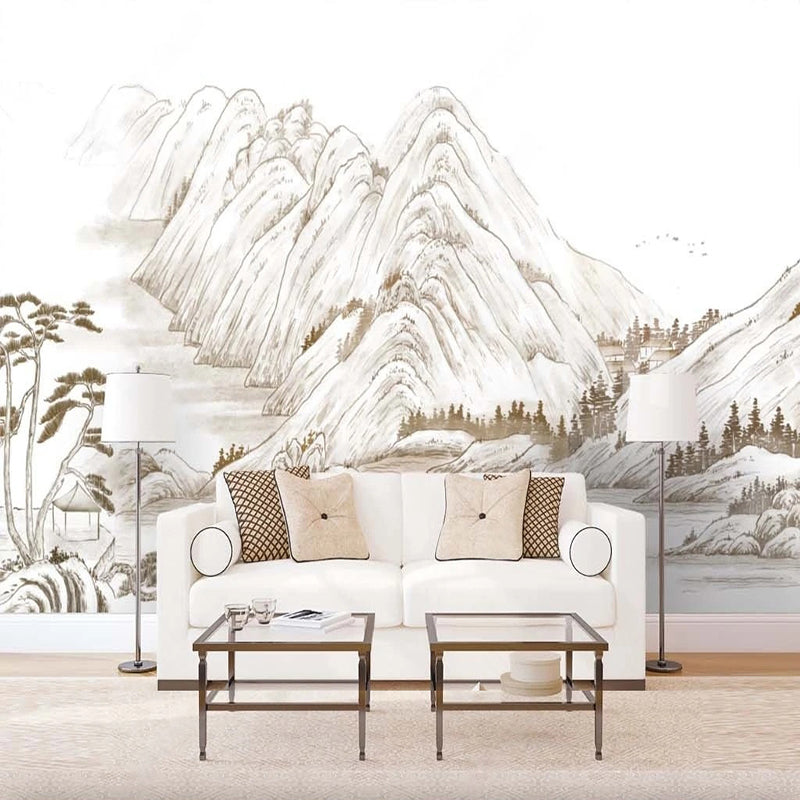 Scandi Mountains Wallpaper: Transform Your Space