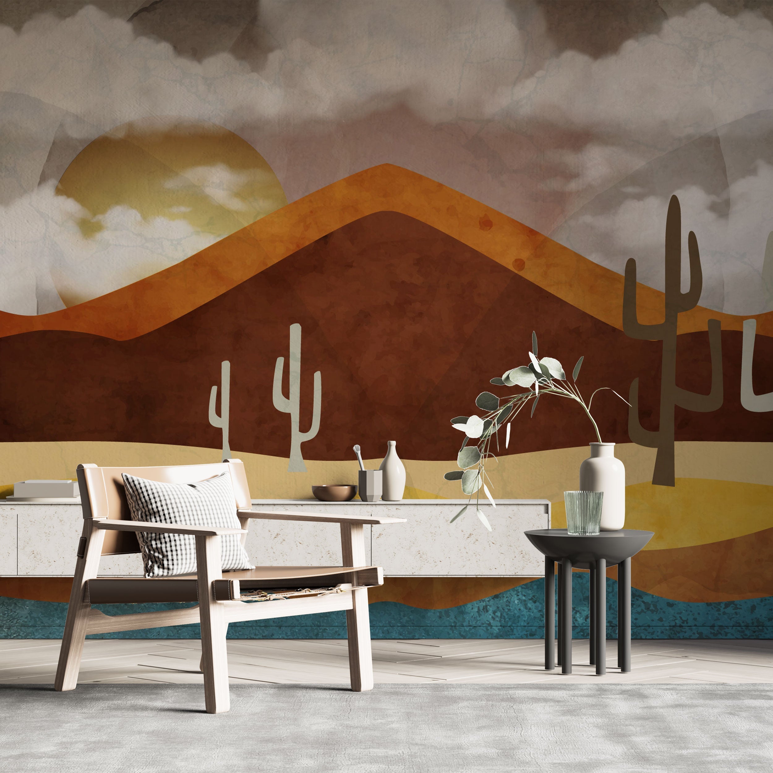 Scandinavian Wallpaper Mural: Transform Spaces with Elegance