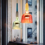 Colorful Glass LED Pendant Lights - Illuminate Your Space with Elegance