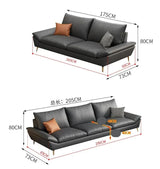 Designer-Sofa-Set „Plaza“ aus Kunstleder 