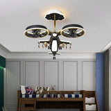 Fighter Combat Helicopter Ceiling Light for Kids Room