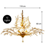 Lustre arbre en cristal : luminaire élégant