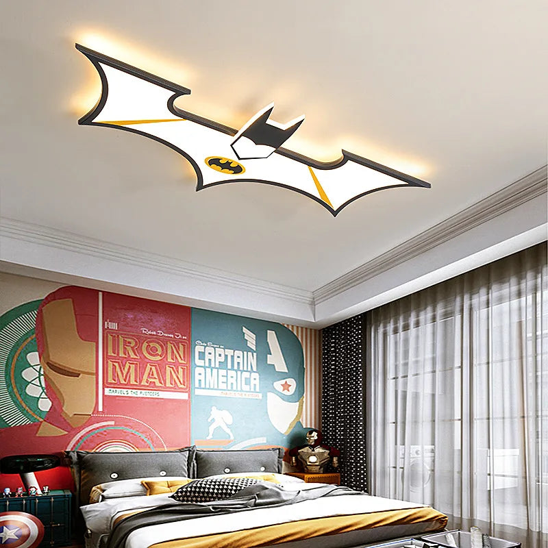 Plafonnier Batman pour chambre de garçon